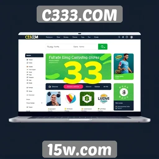 Mudanças no design da interface de C333.COM